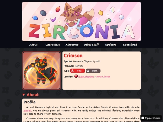 characters/crimson screenshot