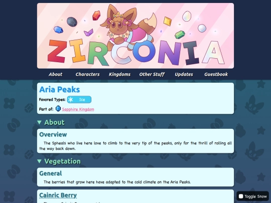kingdoms/sapphire/aria-peaks screenshot