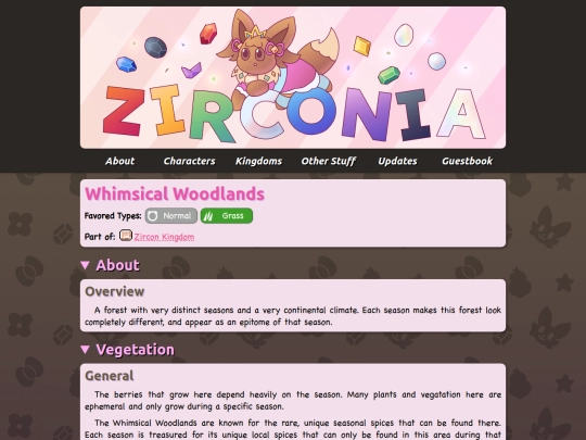 kingdoms/zircon/whimsical-woodlands screenshot