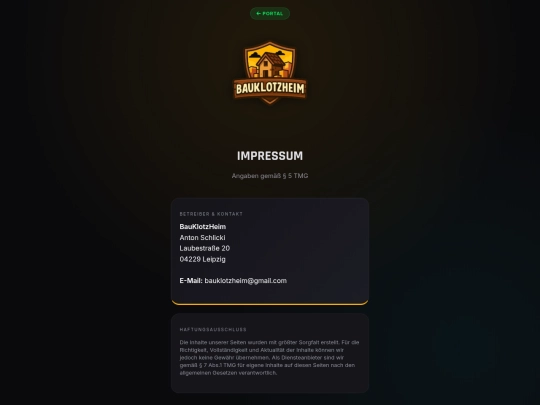 impressum screenshot