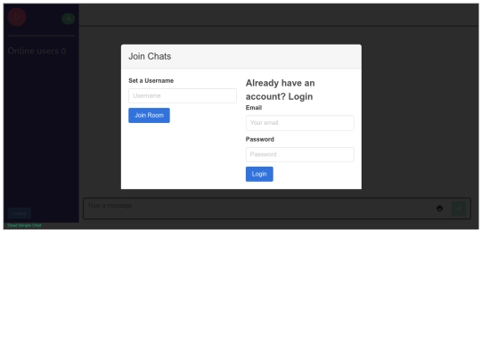 Chatroom screenshot