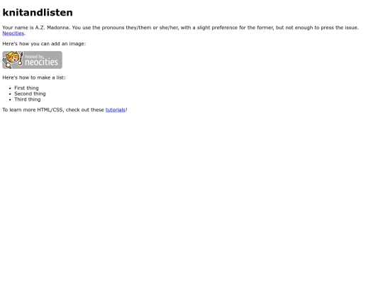 index screenshot