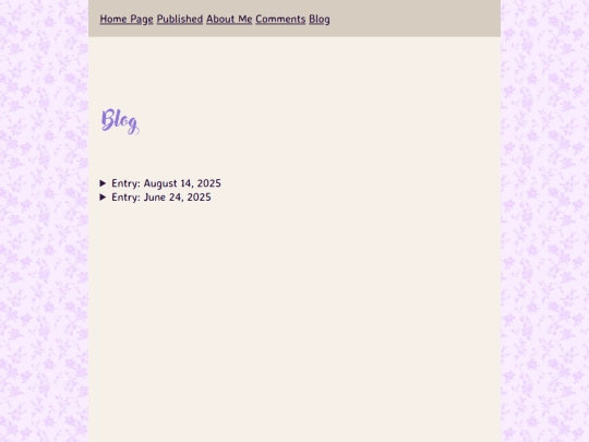 blog screenshot