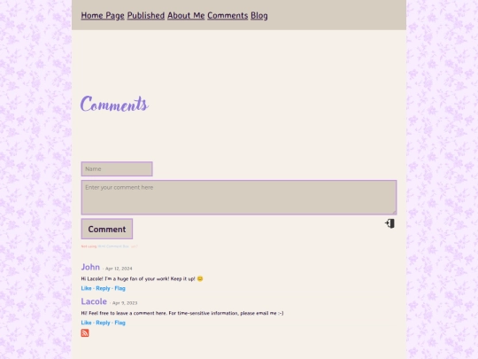 comments screenshot