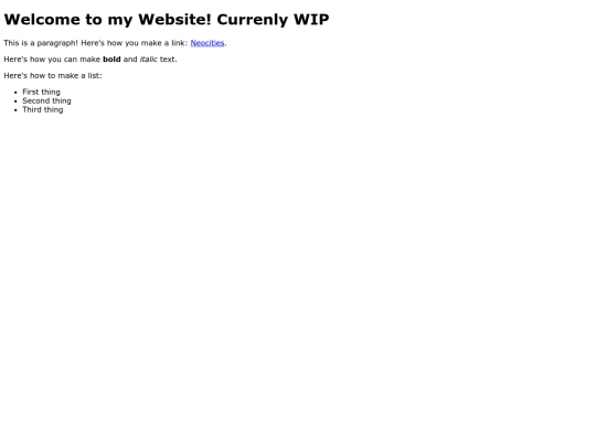 index screenshot