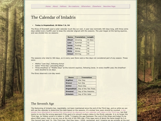 calendars/imladris screenshot