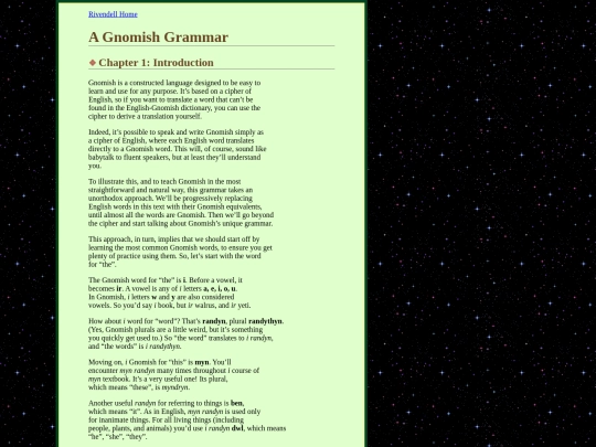 conlangs/gnomish screenshot
