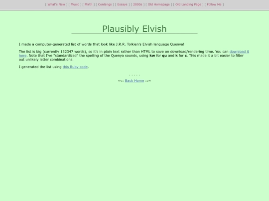 conlangs/plausibly-elvish screenshot