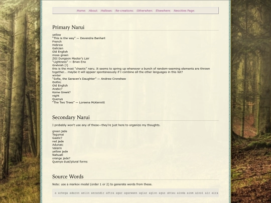 library/conlangs/elements screenshot