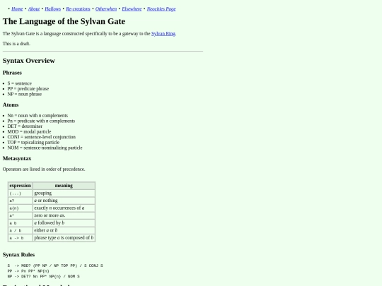 library/conlangs/sylvan-gate screenshot