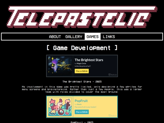 games screenshot