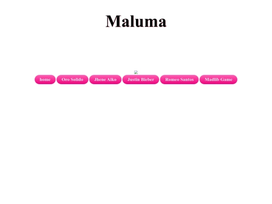 Project.html/maluma screenshot