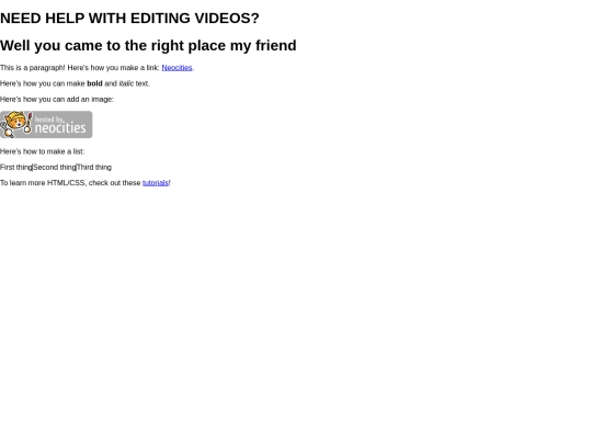 index screenshot