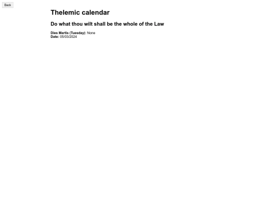 Thelema screenshot