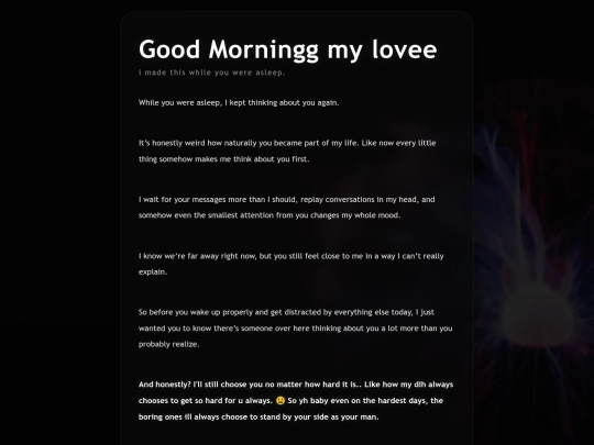 Openthiswhenyouwakeup screenshot