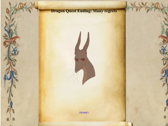 regrets screenshot