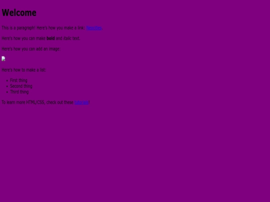 index screenshot