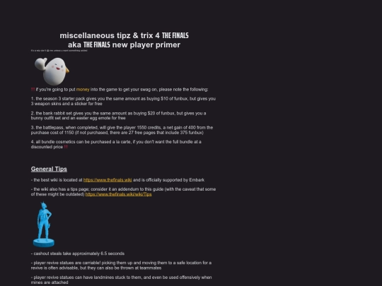 THEFINALSnewplayerprimer screenshot
