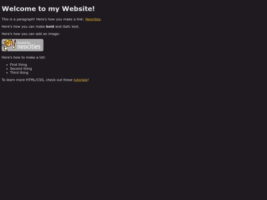 test screenshot