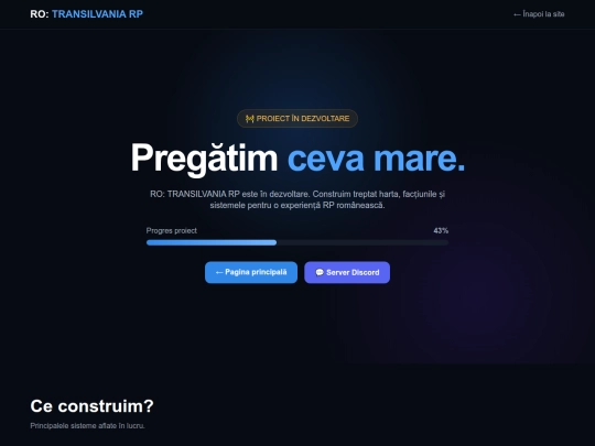 development screenshot