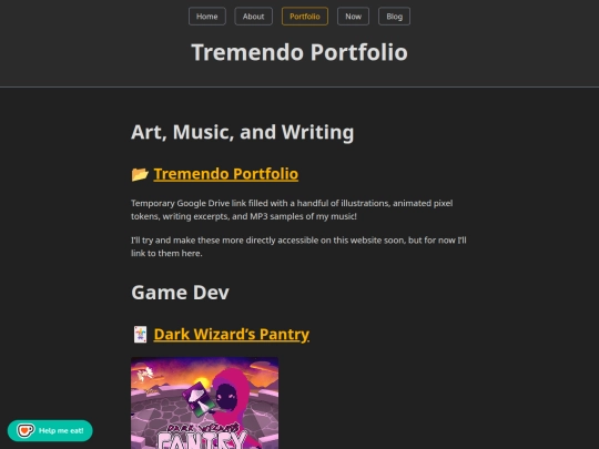 portfolio screenshot