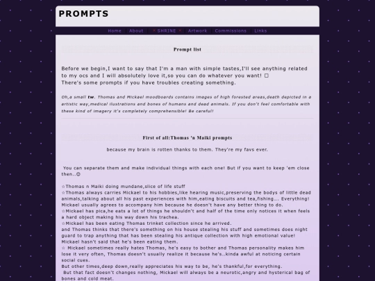 prompts screenshot