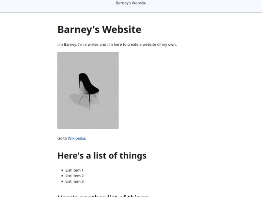 index screenshot