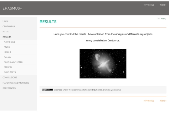 results screenshot