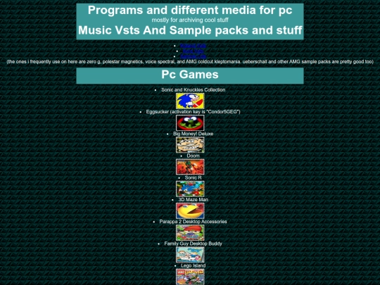 programs screenshot