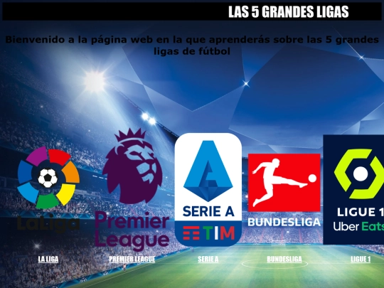 Practica9/Las 5 Grandes Ligas screenshot