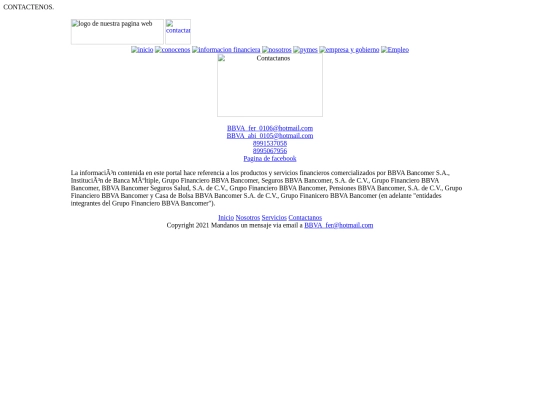 contactanos screenshot