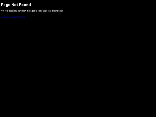 not_found screenshot