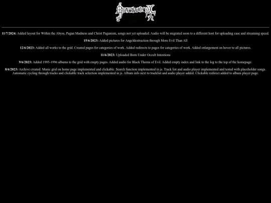 log screenshot