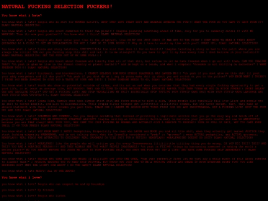 naturalselection screenshot