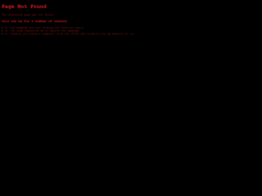 not_found screenshot