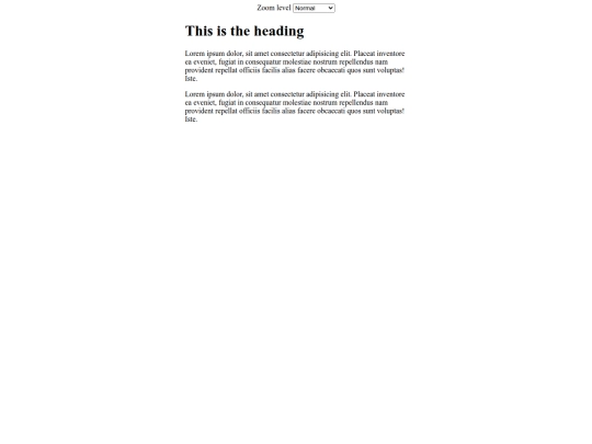 test screenshot