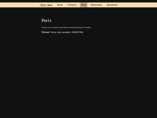 blog screenshot