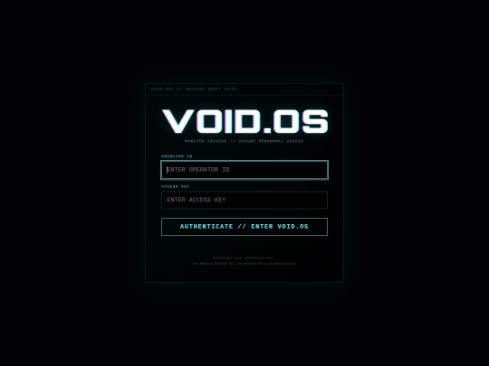 VoidOSPrototype screenshot