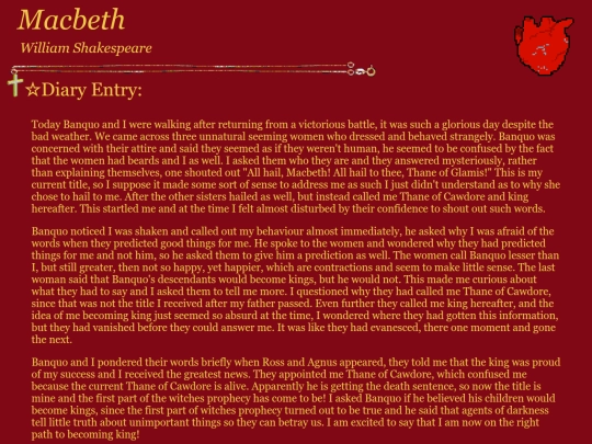 diary-entry screenshot
