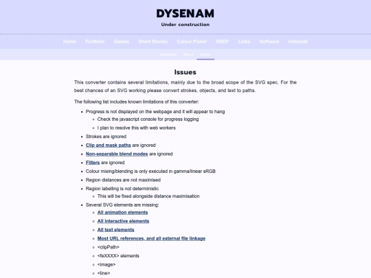 rsdf/issues screenshot