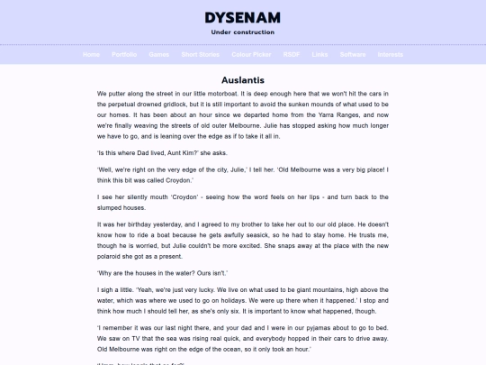 short-stories/auslantis screenshot