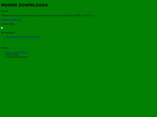 mugendownloads screenshot