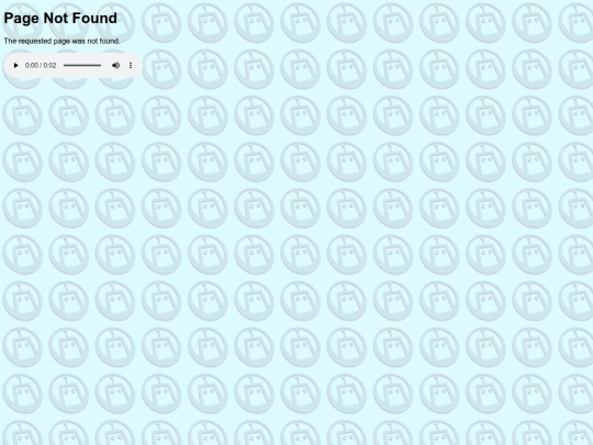 not_found screenshot