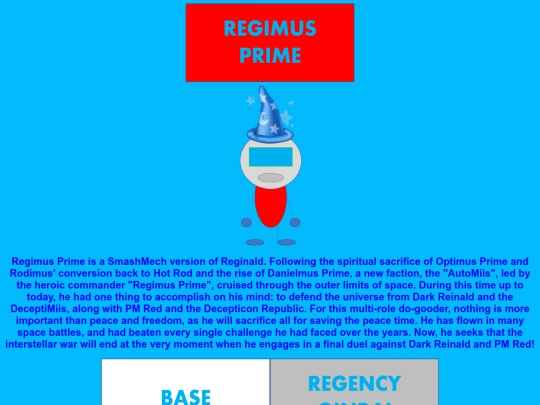 regimus screenshot