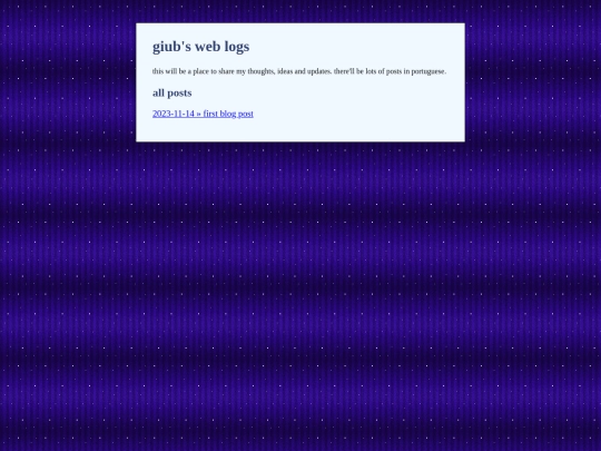 blog screenshot