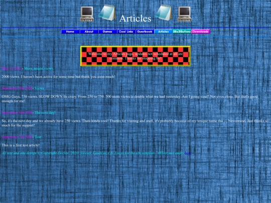 articles screenshot