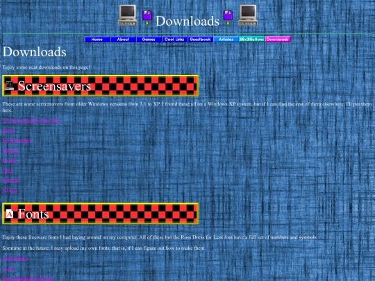 downloads screenshot