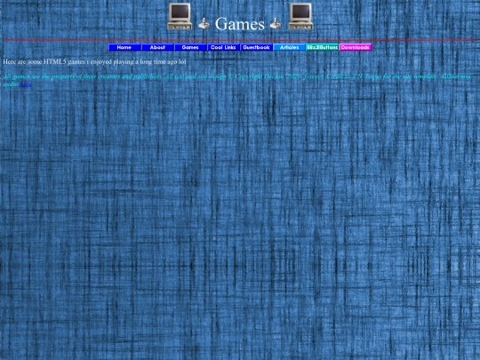 games screenshot