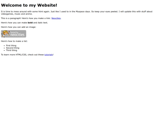 index screenshot
