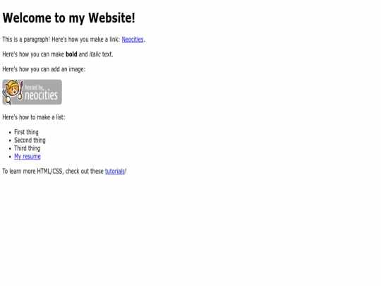 index screenshot